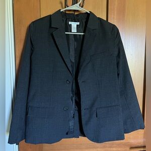 Janie and Jack boys blazer 12 dark gray